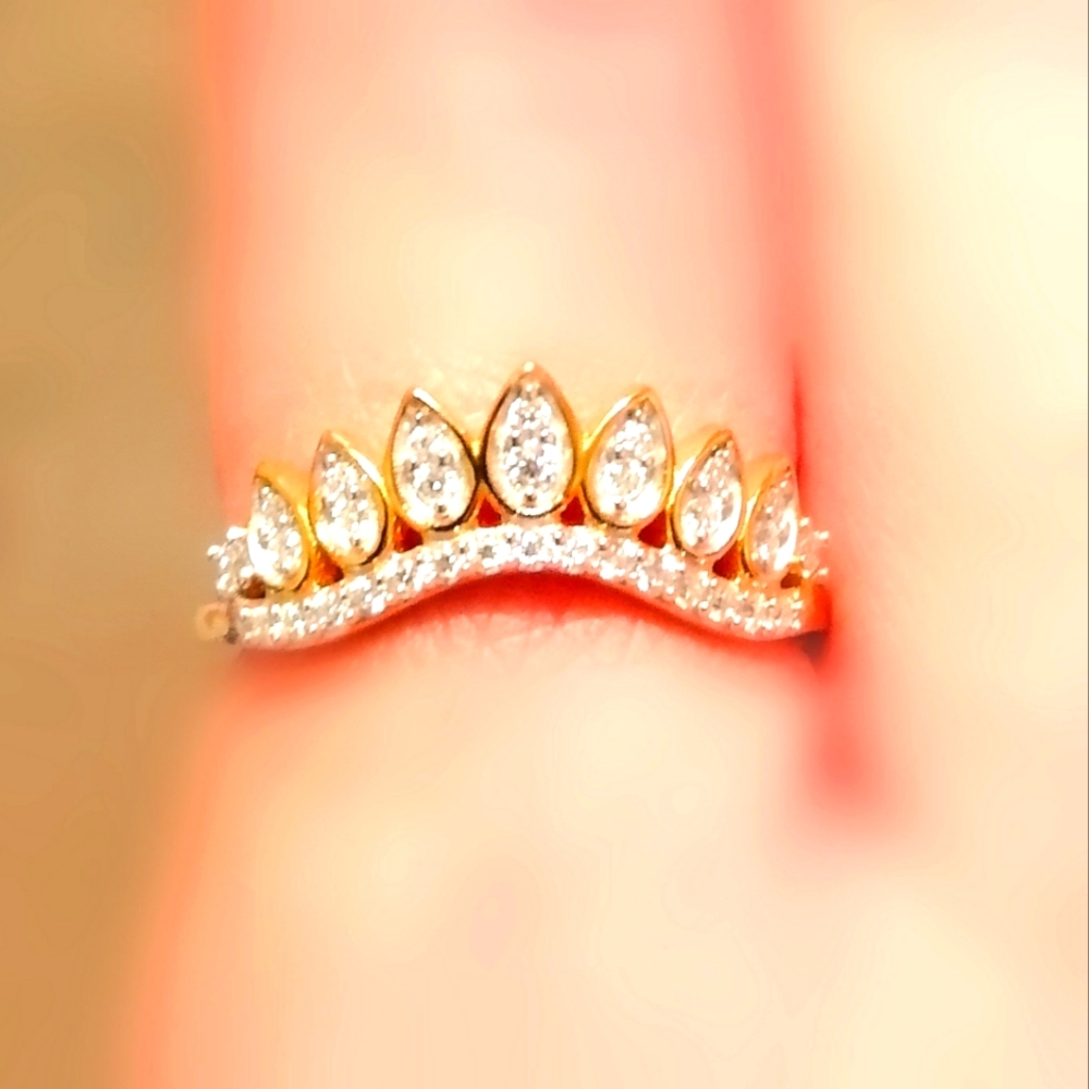 Moissanite Crown Stackable Band Ring Sale! - image 2